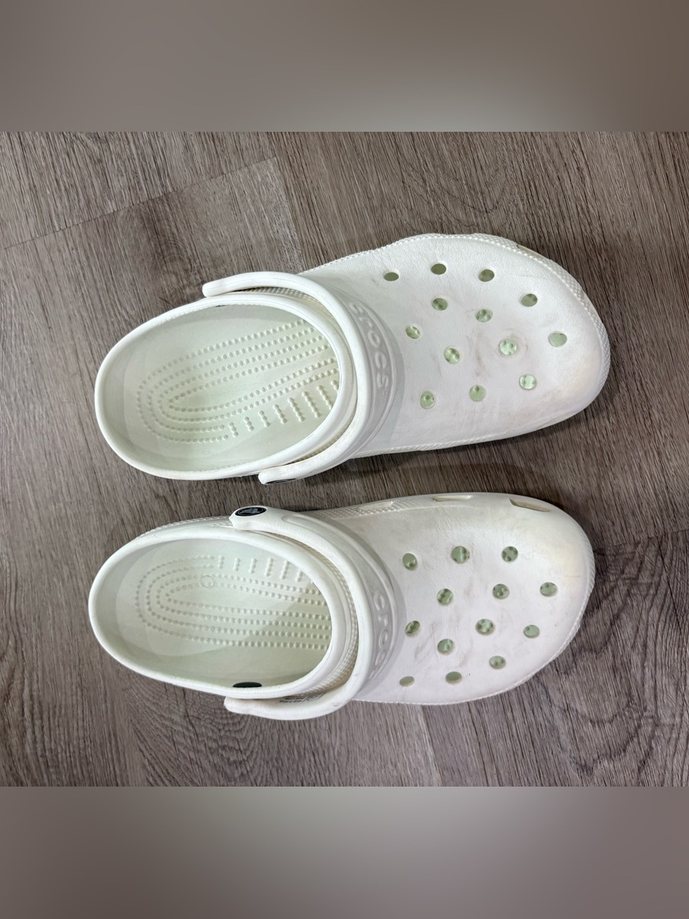 CROCS White Classic Clog Sandals